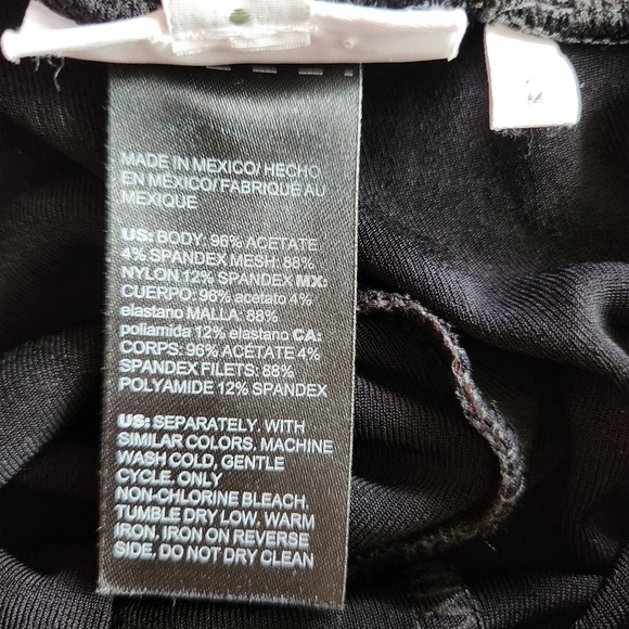 Chico's Traveler Slinky Wide Leg Palazzo Pants Womens 1 M 8 Crop (30x23) Black - Picture 6 of 11